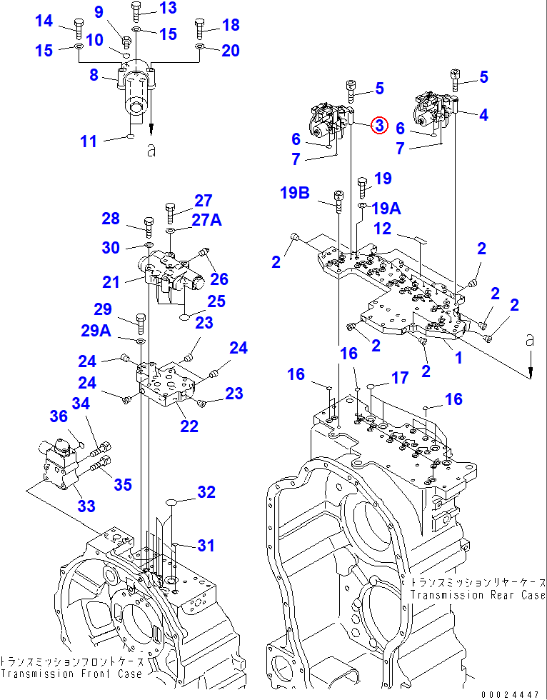 Diagram 714-23-15501 ECMV ASS'Y - Komatsu