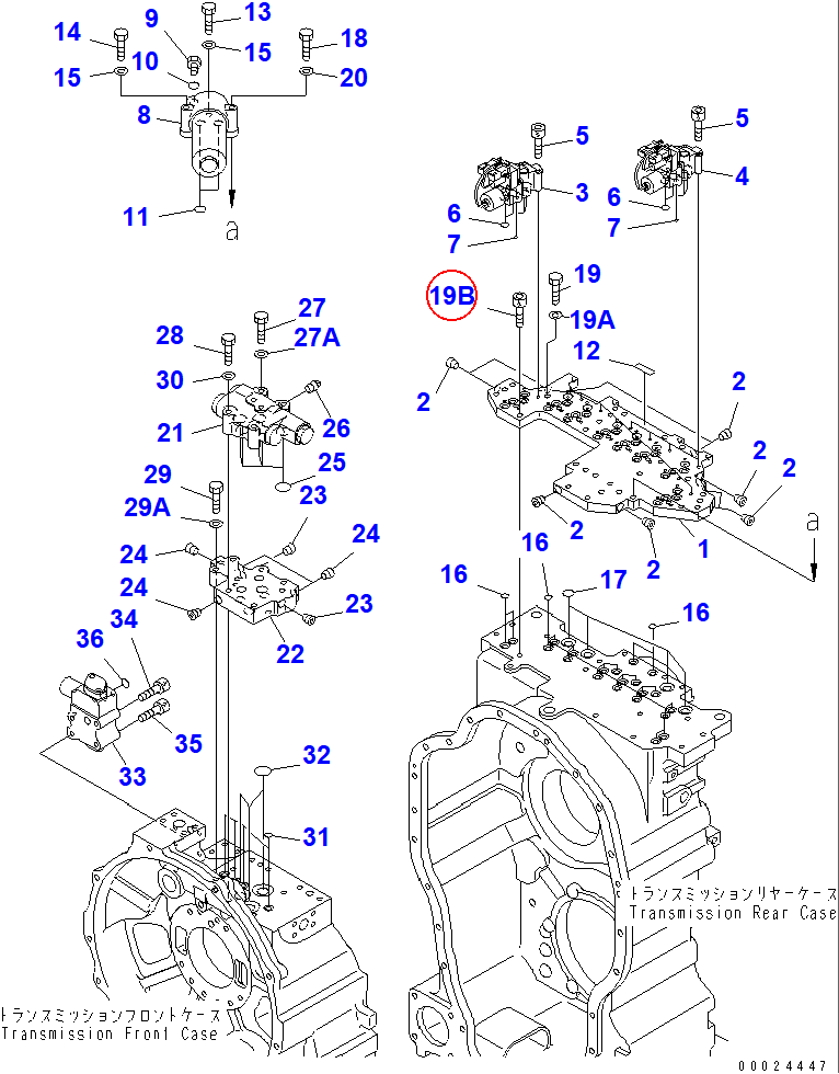 Diagram 01252-61035 BOLT - Komatsu