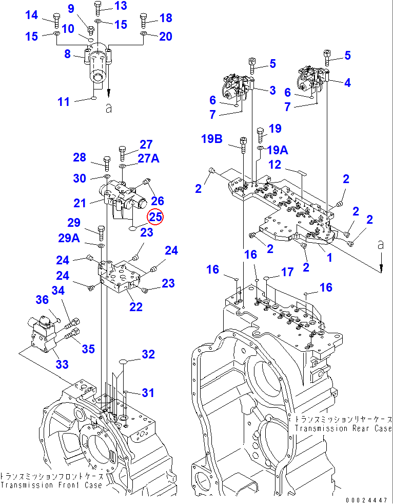 Diagram 07000-73030 O-RING (K2) - Komatsu