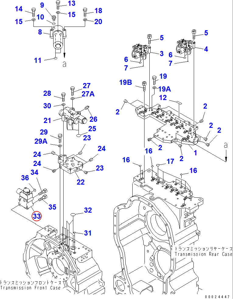 Diagram 714-07-15401 VALVE ASS'Y - Komatsu