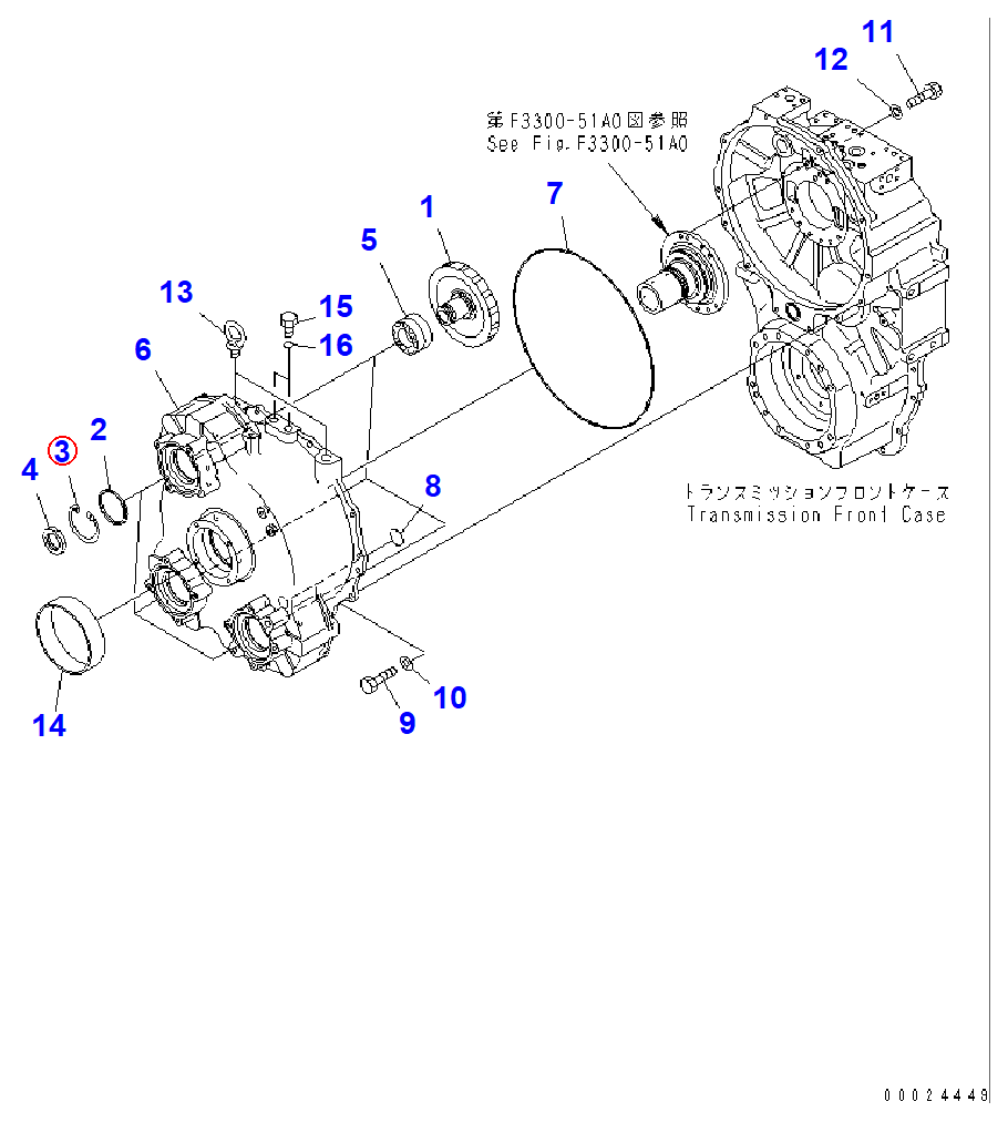 Diagram 04065-09530 RING - Komatsu