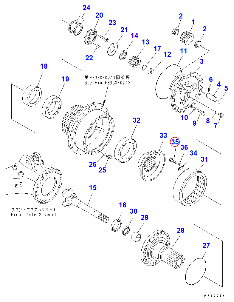 Diagram 01010-60820 BOLT - Komatsu