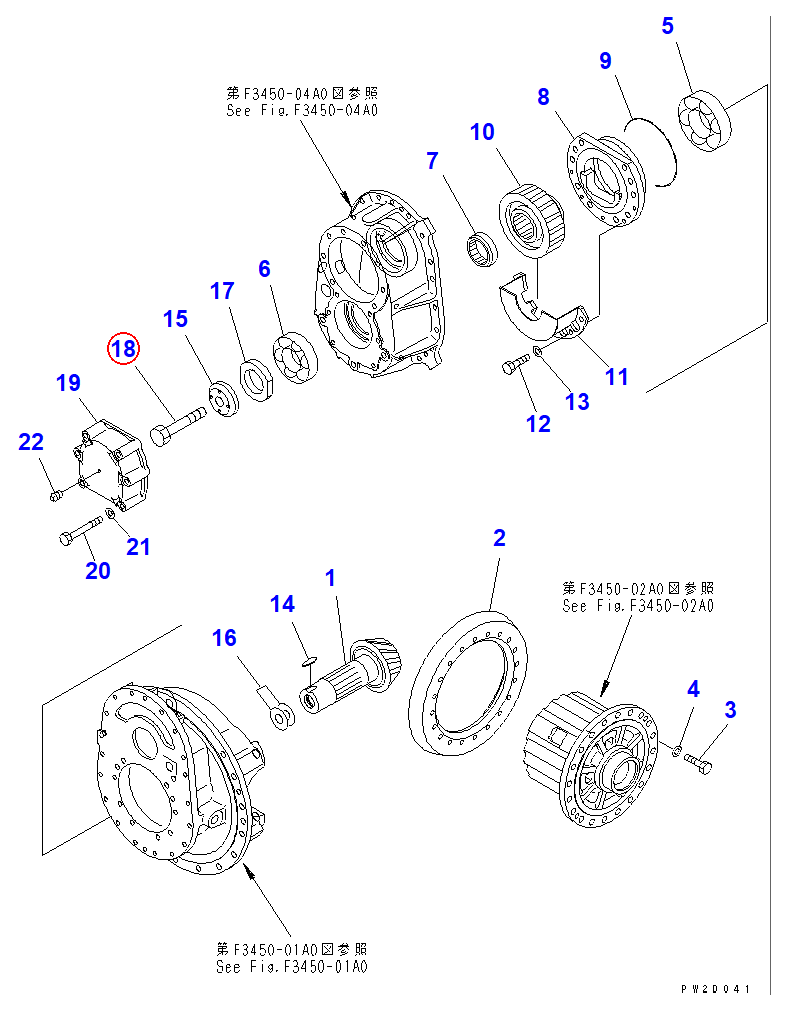Diagram 01051-62420 BOLT - Komatsu