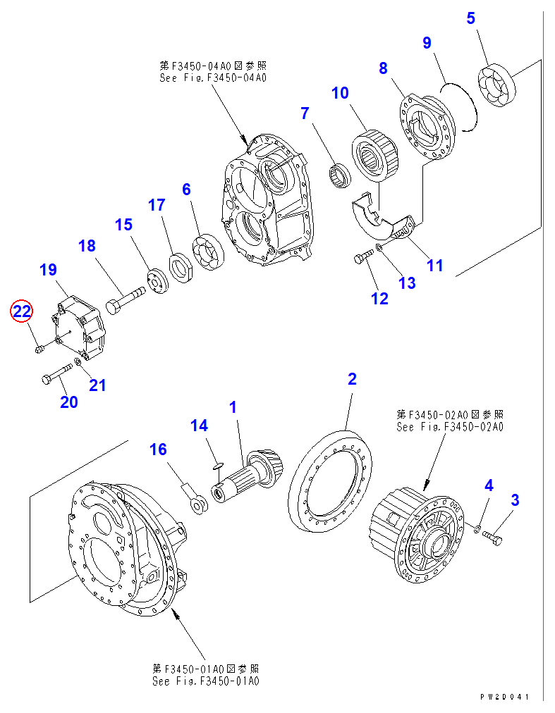 Diagram 07042-70108 PLUG - Komatsu
