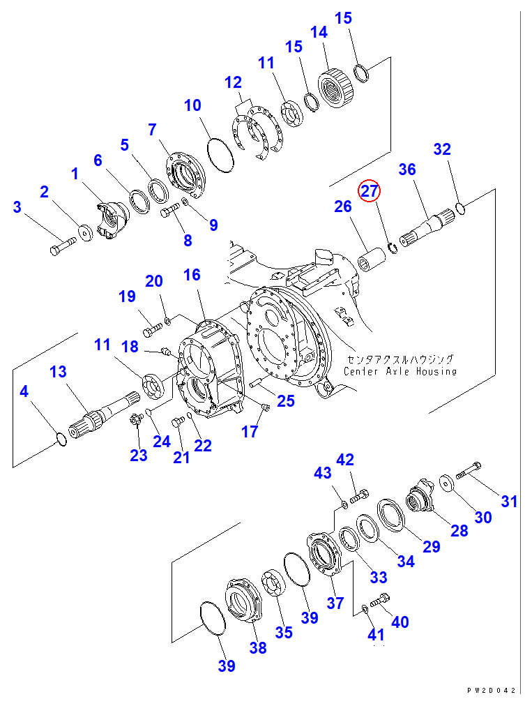 Diagram 04065-04718 RING,SNAP - Komatsu