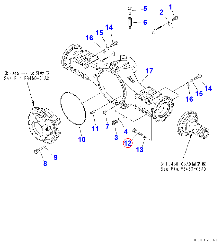 Diagram 01010-62095 BOLT - Komatsu