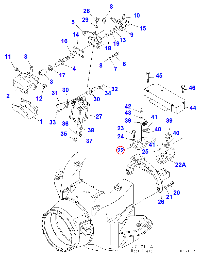 Diagram 56D-34-11431 PLATE - Komatsu