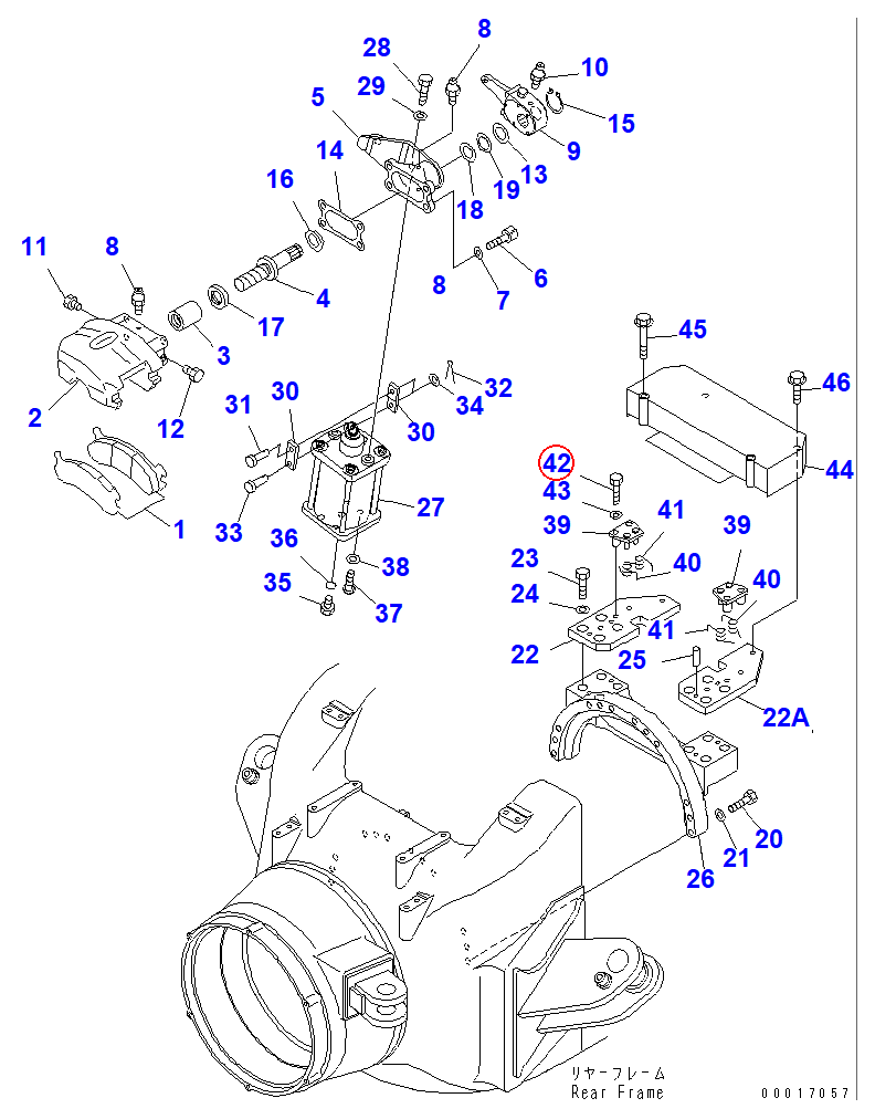 Diagram 01010-61255 BOLT - Komatsu