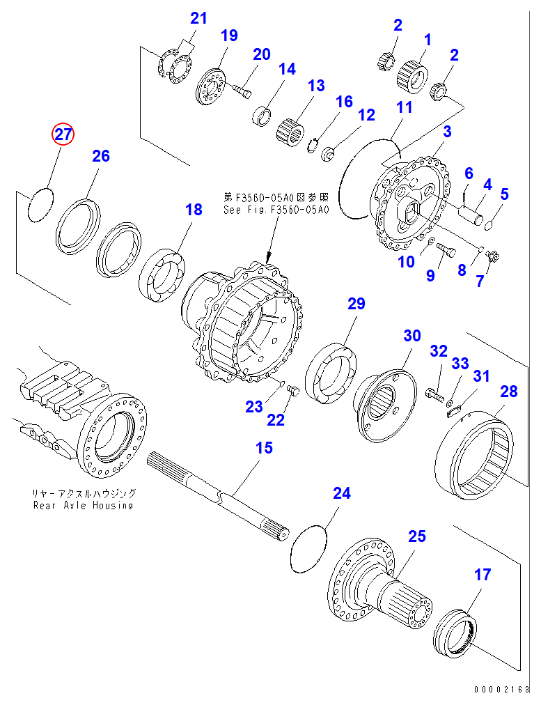 Diagram 07000-15140 O-RING - Komatsu