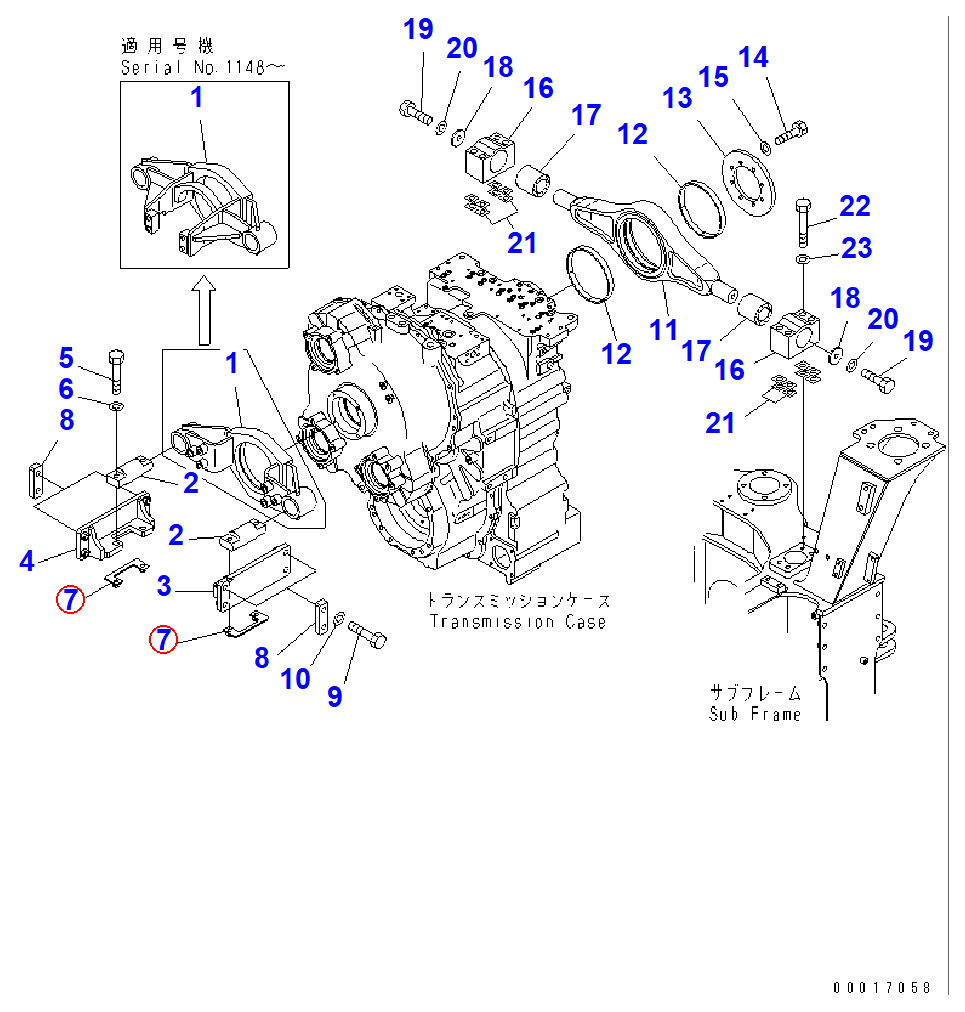 Diagram 56D-16-11250 PLATE - Komatsu