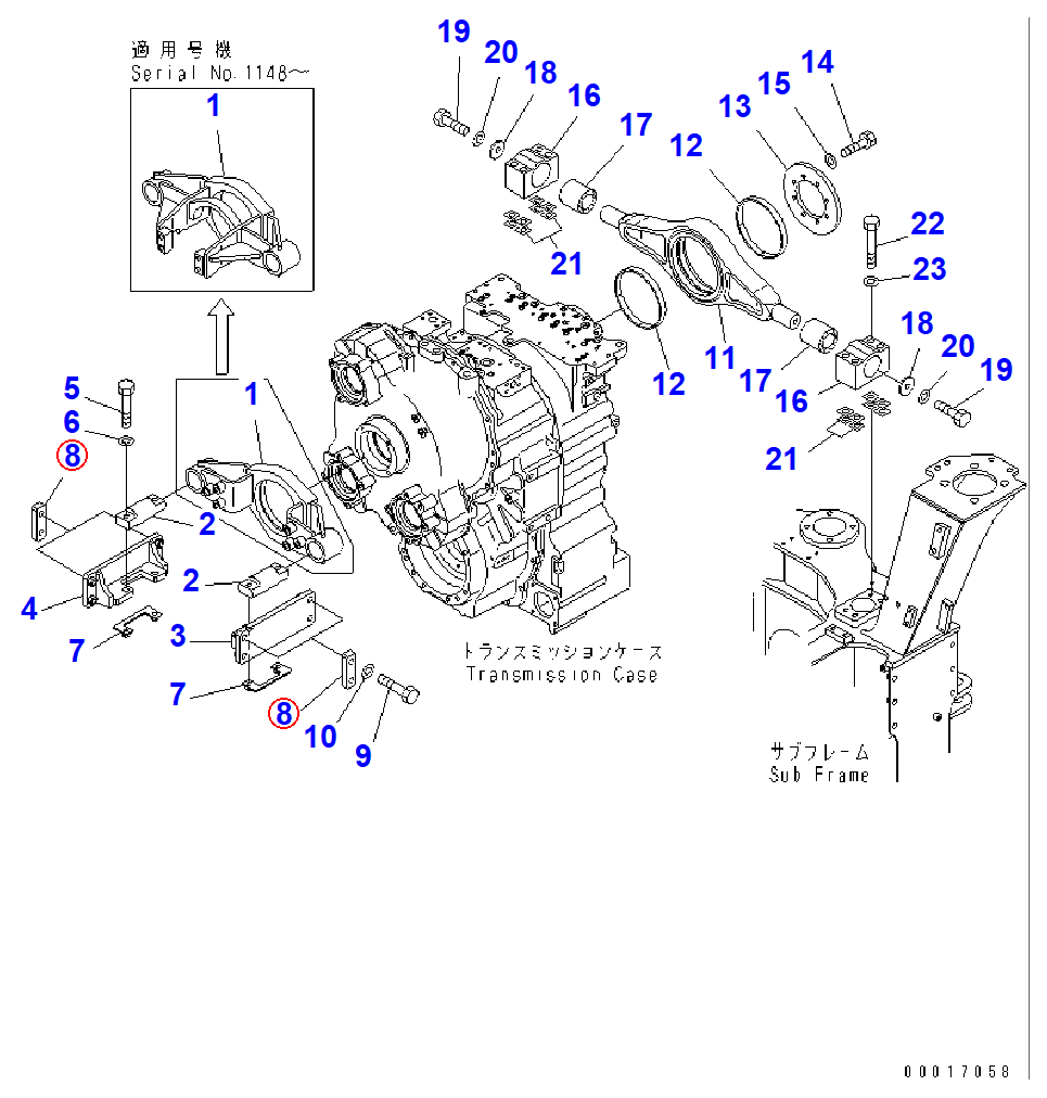 Diagram 56D-16-11170 PLATE - Komatsu