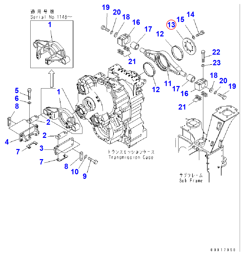 Diagram 56D-16-11180 PLATE - Komatsu
