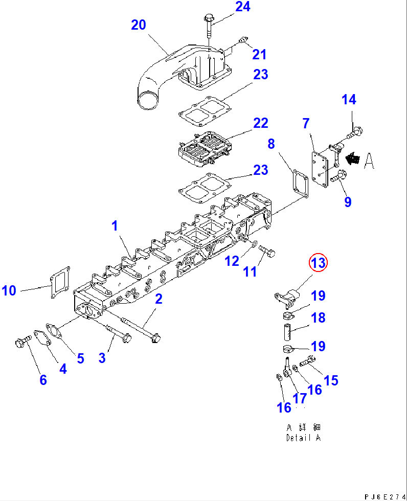Diagram 6217-81-9240 SENSOR,BOOST - Komatsu