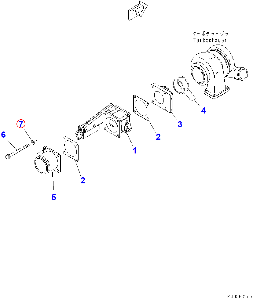 Diagram 01643-31232 WASHER - Komatsu