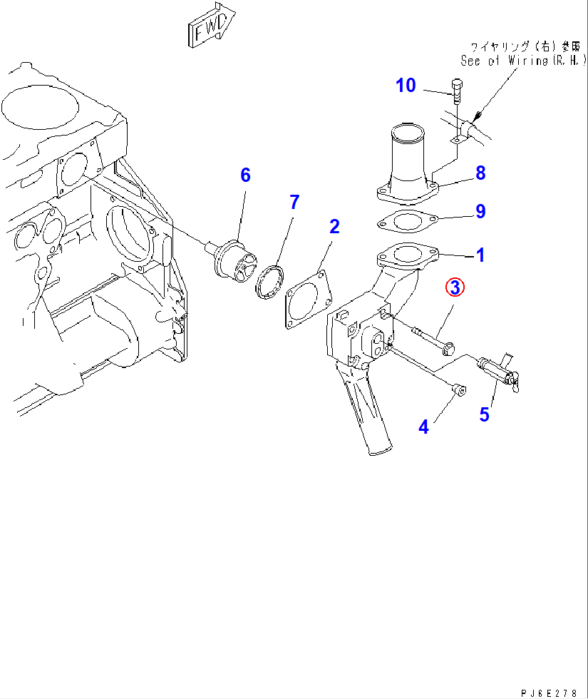 Diagram 01437-01065 BOLT - Komatsu