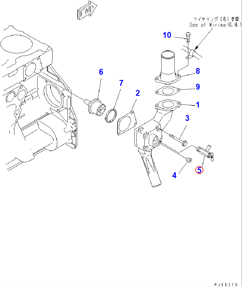 Diagram 09482-10000 VALVE - Komatsu