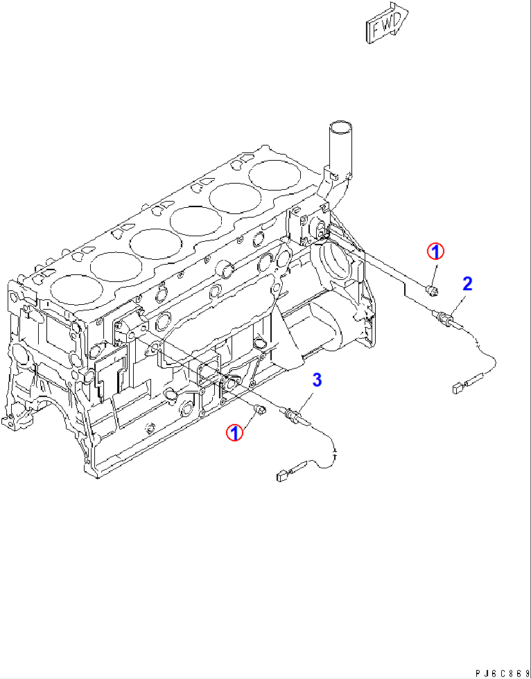 Diagram 07042-00415 PLUG - Komatsu