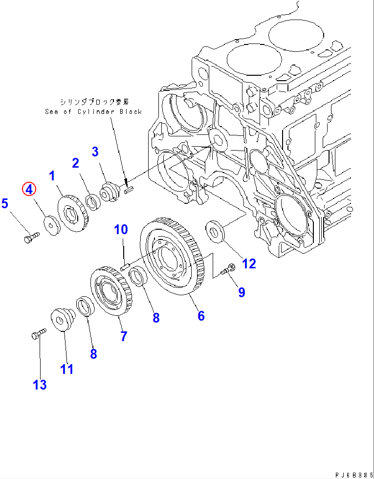 Diagram 6152-32-6110 PLATE - Komatsu