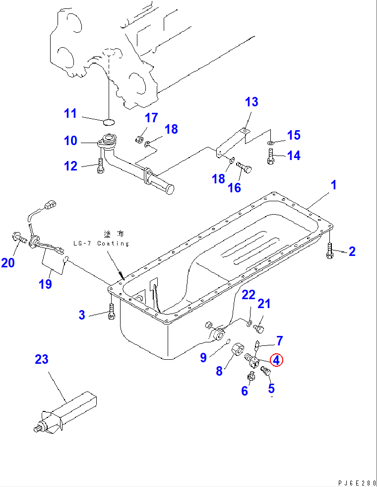 Diagram 6156-21-5610 BODY - Komatsu