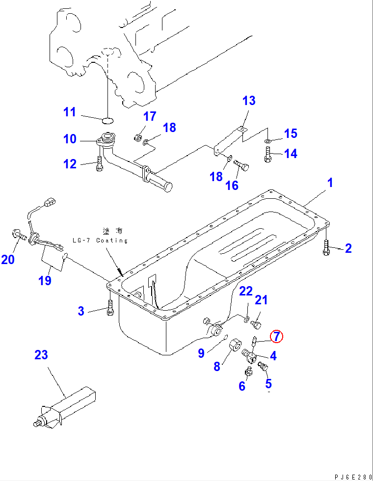 Diagram 6156-21-5620 PIN - Komatsu