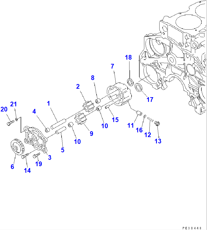 Diagram 6154-51-1200 BODY ASS'Y - Komatsu