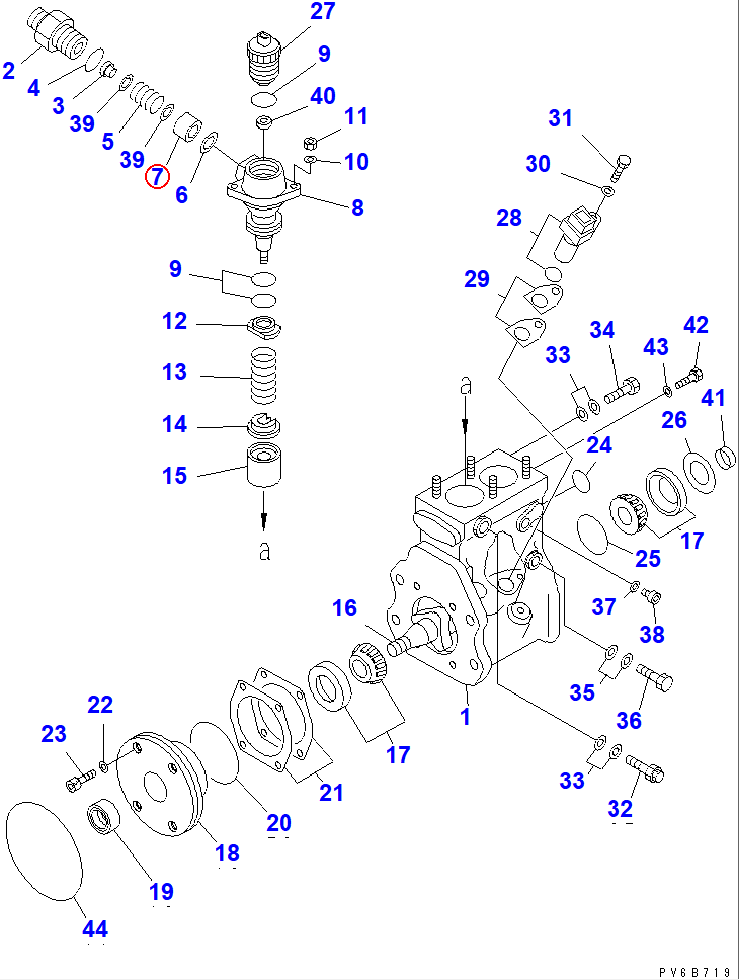Diagram ND094140-0021 VALVE ASS'Y - Komatsu
