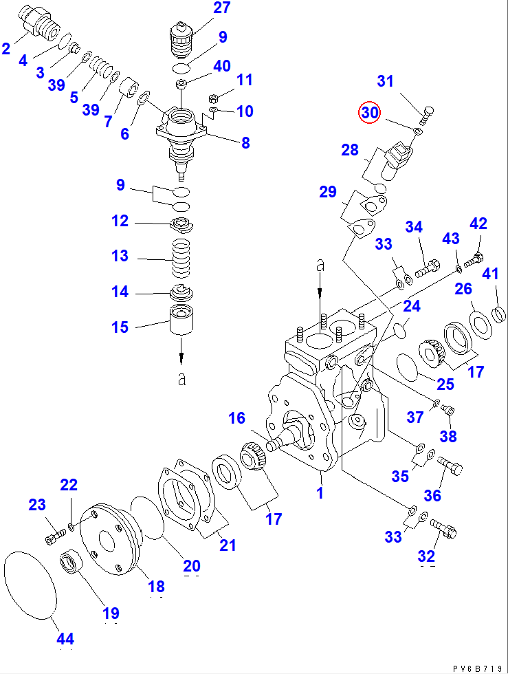 Diagram ND90200-06081 WASHER - Komatsu