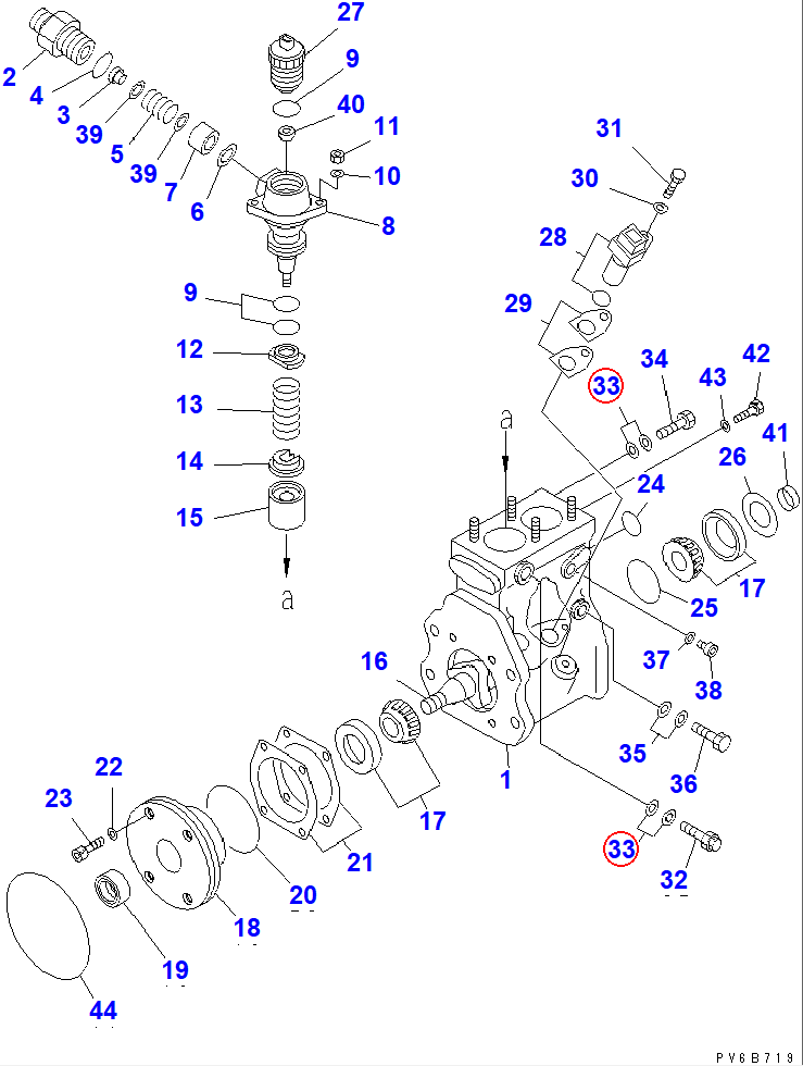 Diagram ND090222-0070 WASHER - Komatsu