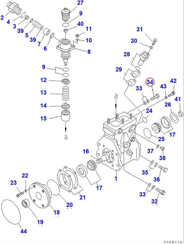 Diagram ND949180-0310 SCREW - Komatsu