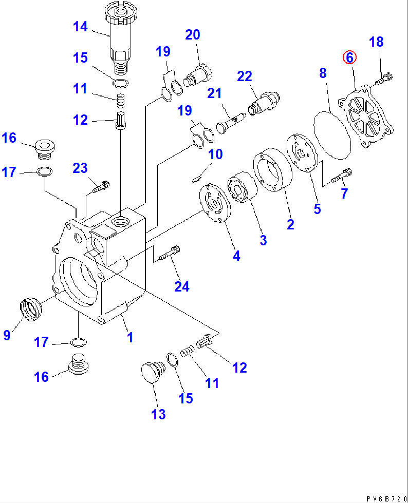 Diagram ND094251-0050 COVER - Komatsu