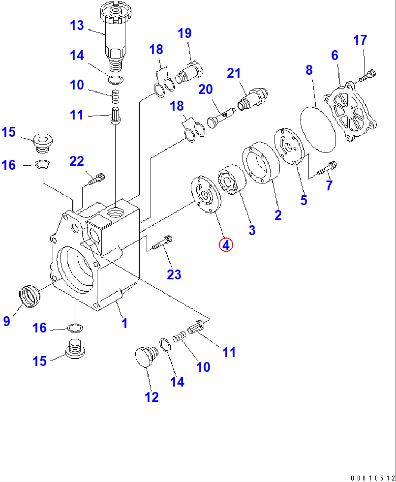 Diagram ND094241-0050 PLATE - Komatsu