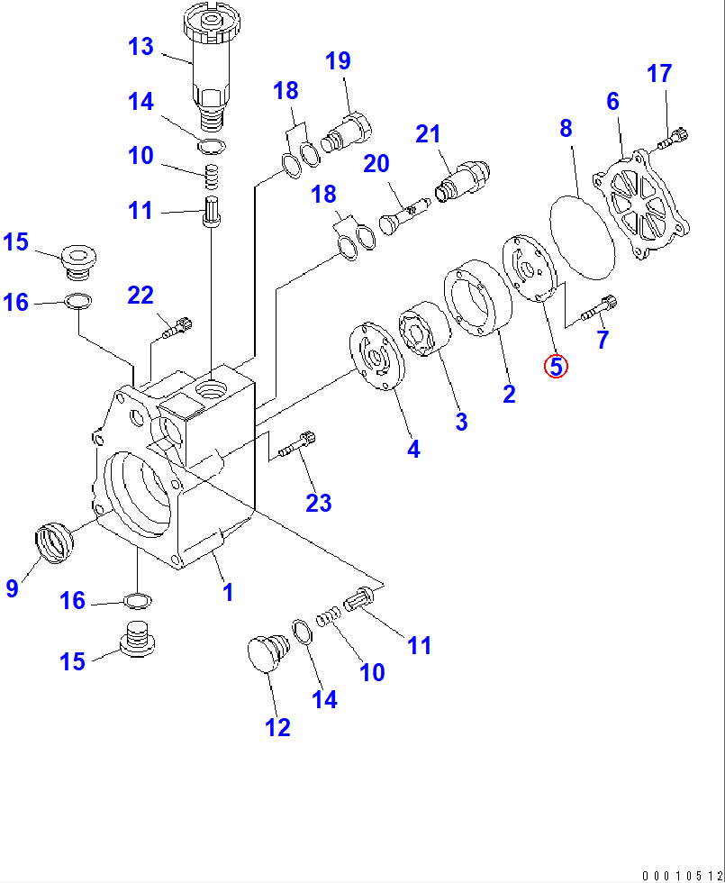 Diagram ND094244-0050 PLATE - Komatsu