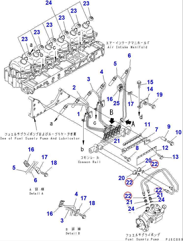 Diagram 6217-71-5770 CLAMP - Komatsu