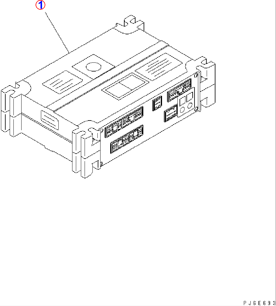 Diagram 7872-10-2202 CONTROLLER - Komatsu