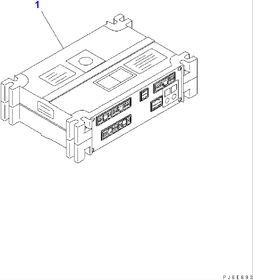 Diagram 7872-10-2201 CONTROLLER - Komatsu