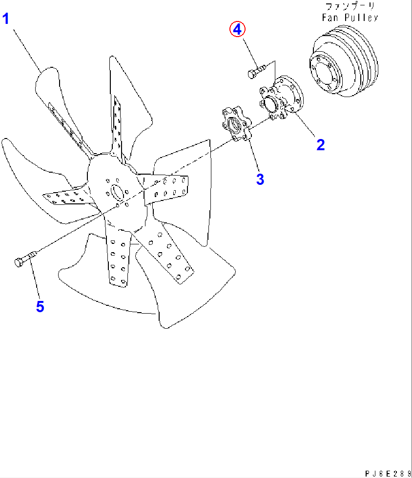 Diagram 01010-81030 BOLT - Komatsu