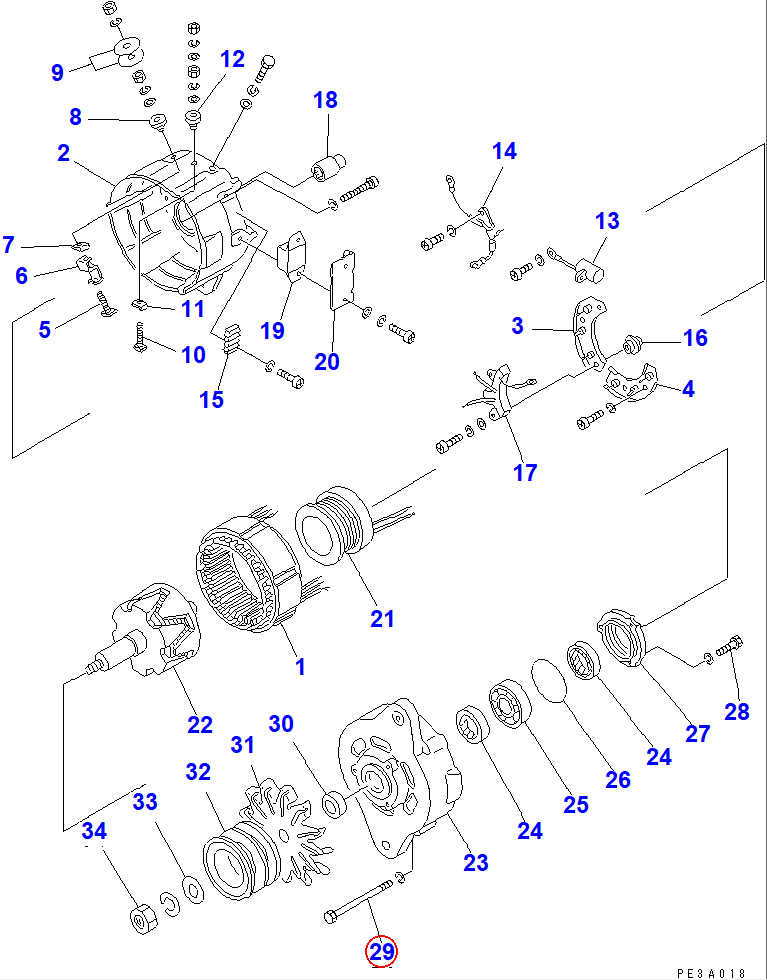Diagram SD5010-04300X0 BOLT - Komatsu