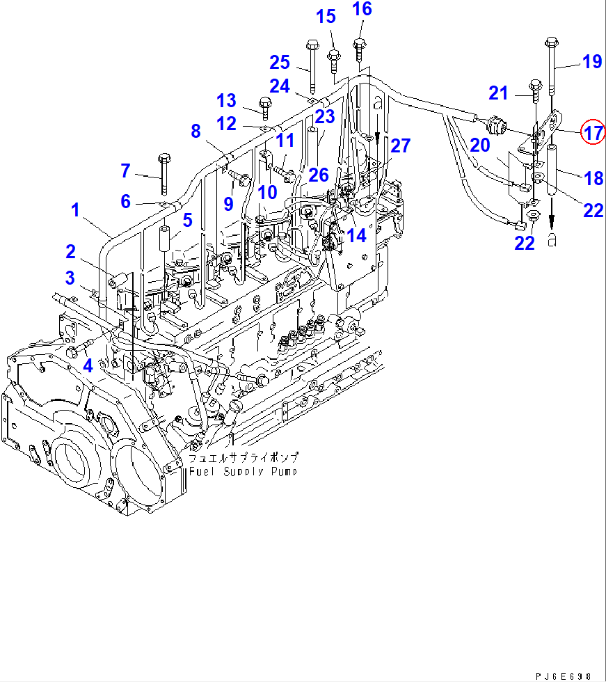 Diagram 6156-81-9280 PLATE - Komatsu