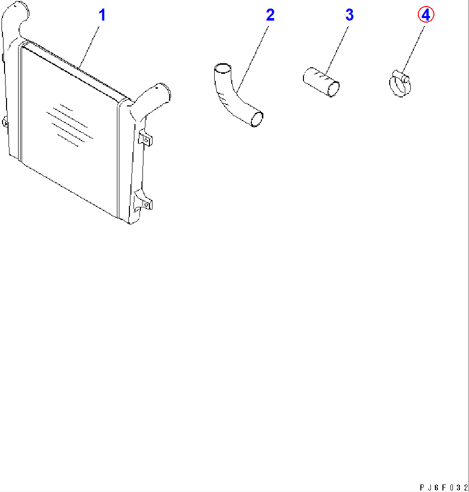 Diagram 6152-12-4490 CLAMP - Komatsu