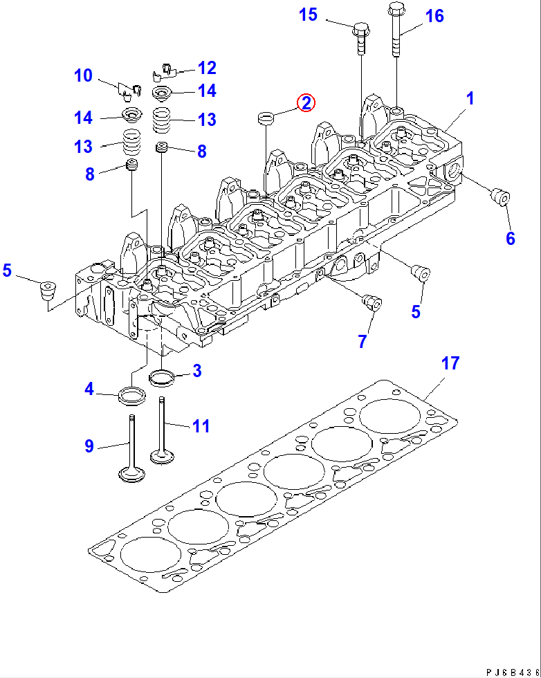 Diagram 6736-11-1150 PLUG - Komatsu