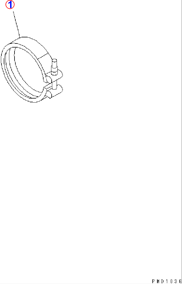 Diagram 6732-81-8220 CLAMP (K1) - Komatsu