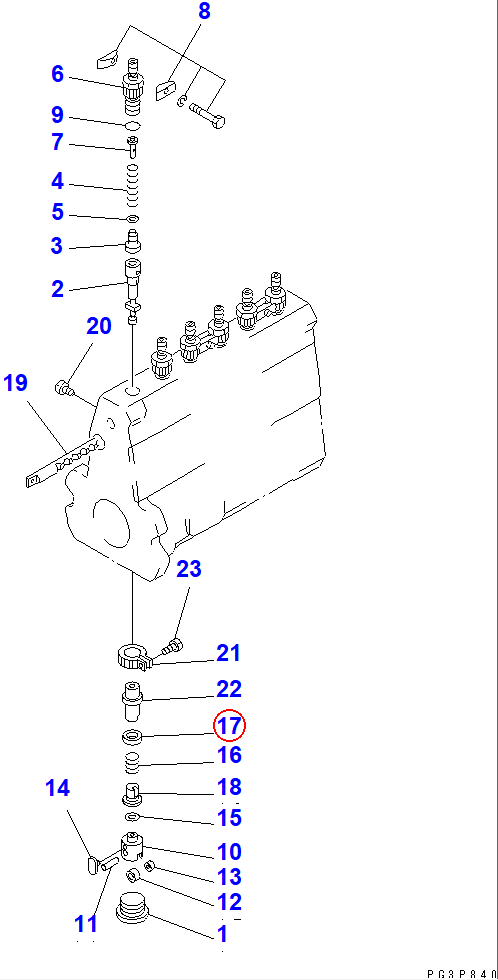 Diagram DK131216-0100 SEAT,SPRING - Komatsu