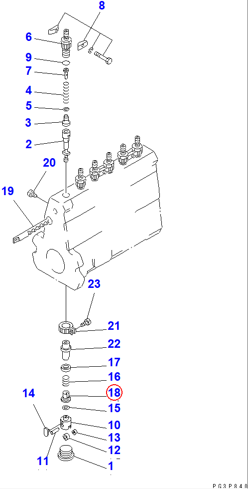 Diagram DK131217-0200 SEAT,SPRING - Komatsu
