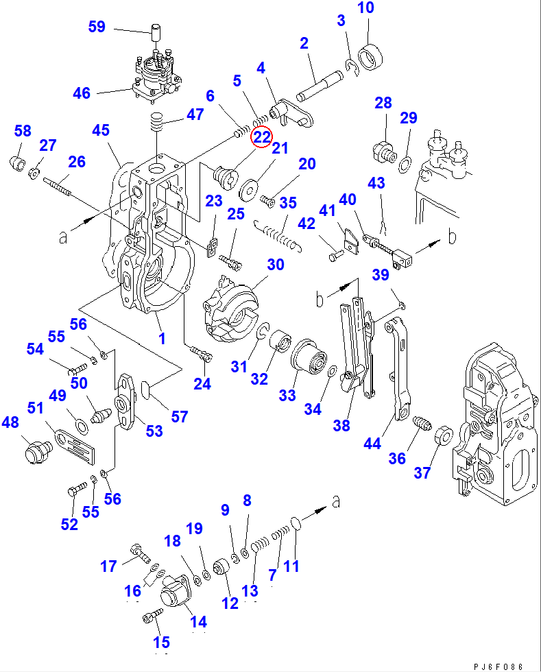 Diagram DK154620-7900 ADAPTER - Komatsu