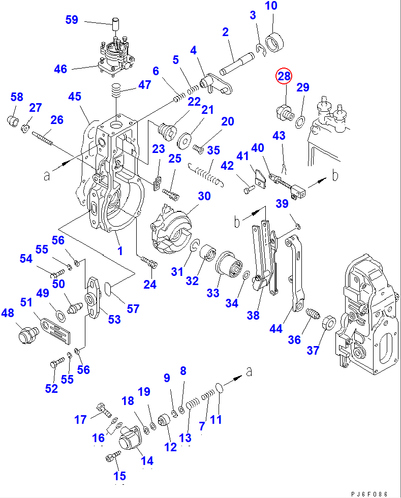 Diagram DK155404-5120 LIMITER - Komatsu