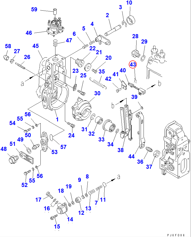 Diagram DK155402-3800 PIN - Komatsu