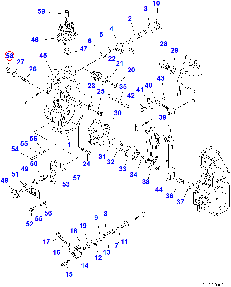 Diagram DK154062-3520 CAP - Komatsu