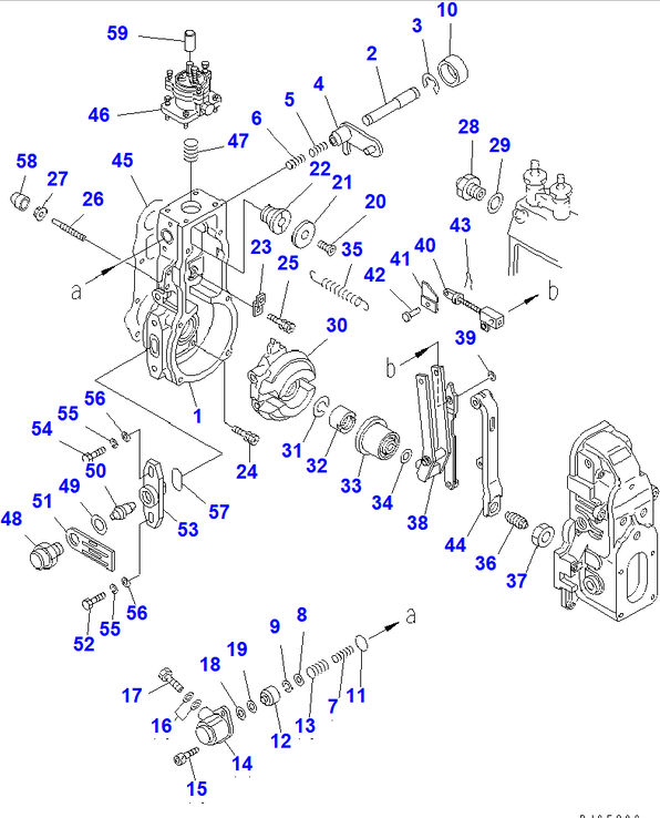 Diagram DK154013-5000 SCREW - Komatsu