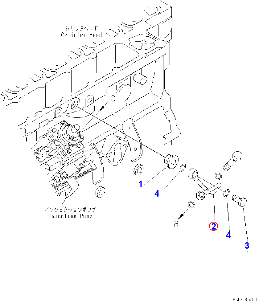 Diagram 6738-71-5450 TUBE - Komatsu