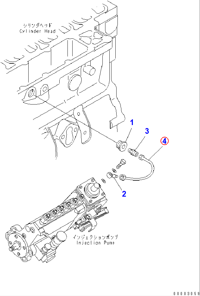 Diagram 6742-11-4360 TUBE - Komatsu